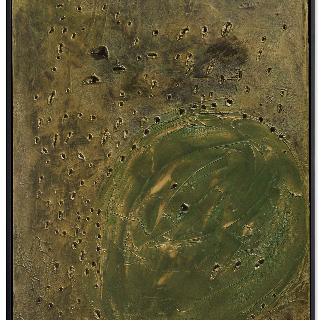 Lucio Fontana — Кончетто в напряжении