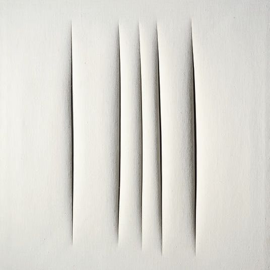 Lucio Fontana — Кончетто спациале, Аттезе