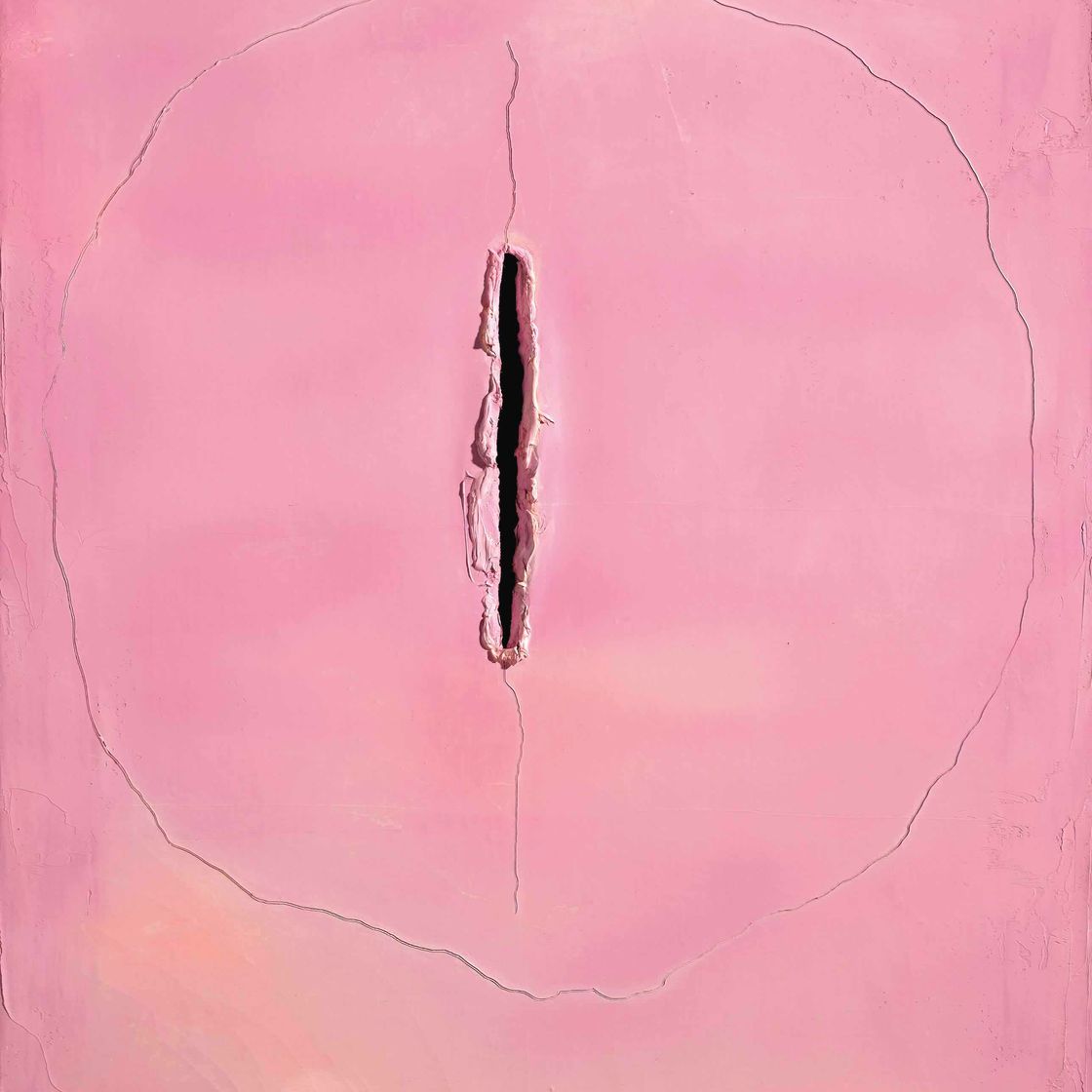 Lucio Fontana — Кончетто в напряжении