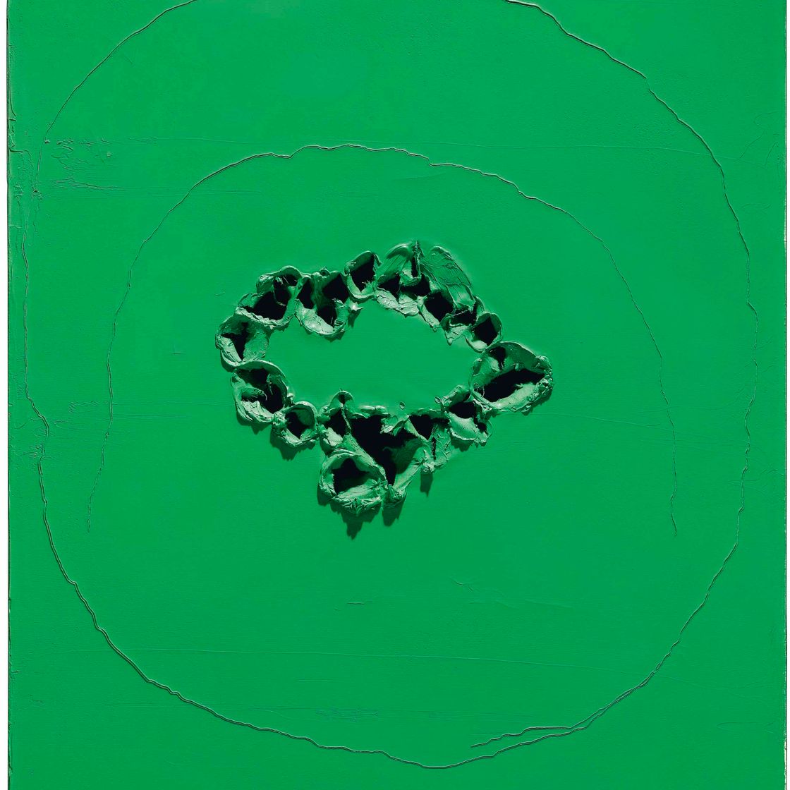 Lucio Fontana — Кончетто в напряжении
