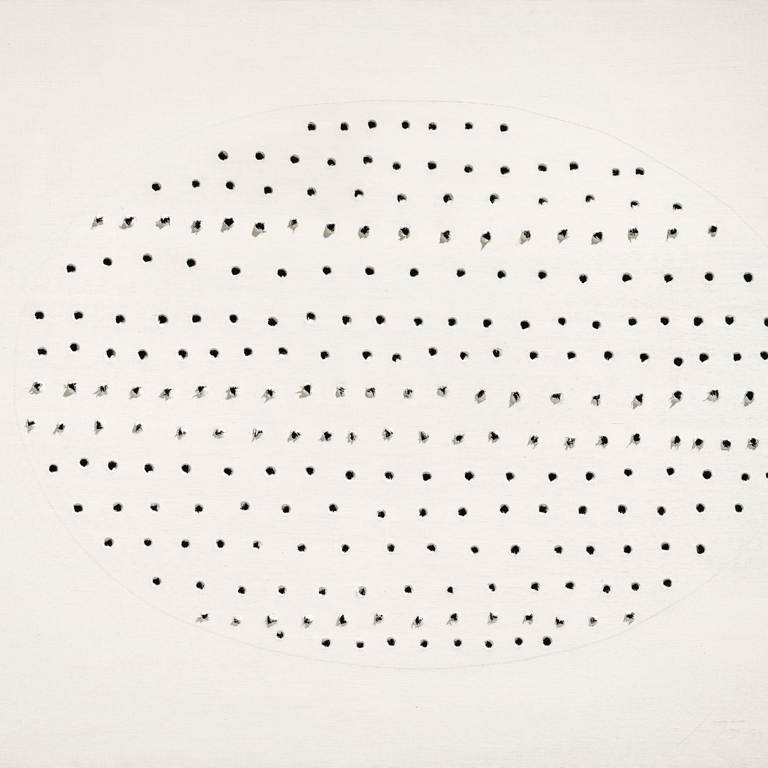 Lucio Fontana — Кончетто в напряжении