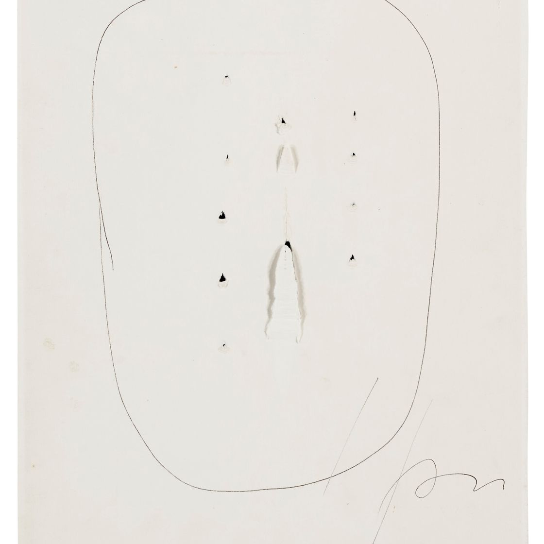 Lucio Fontana — Кончетто спациале, изображение 1