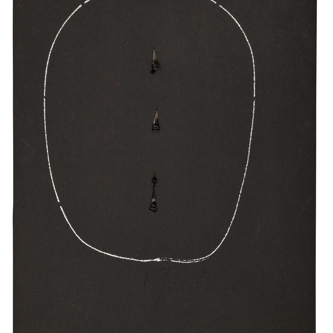 Lucio Fontana — Кончетто спациале