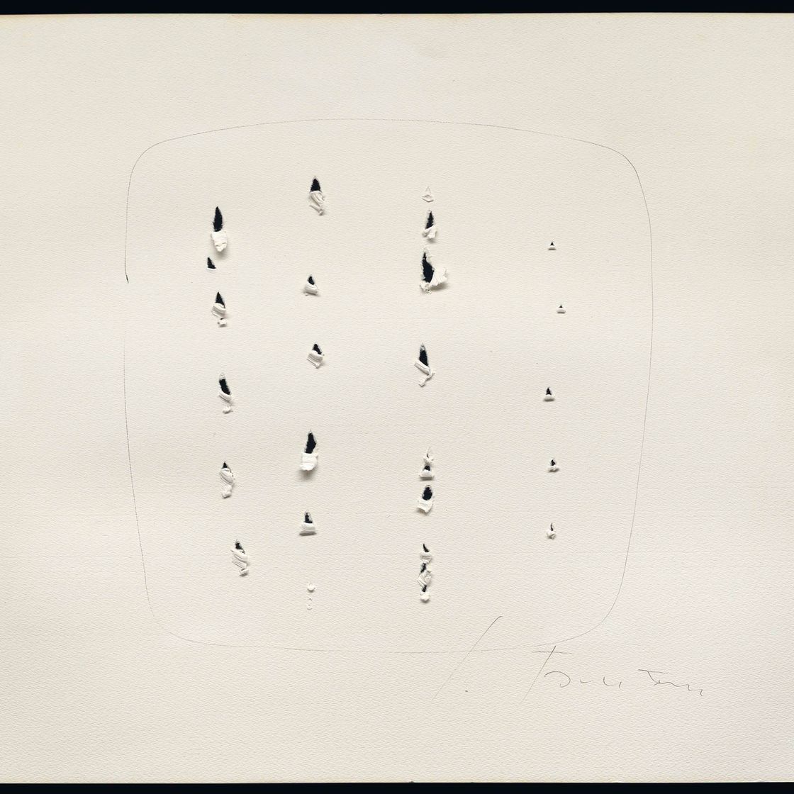 Lucio Fontana — Кончетто в напряжении