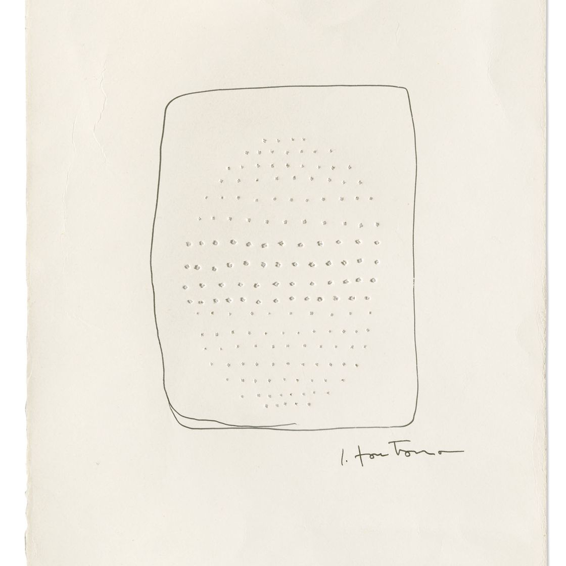 Lucio Fontana — Кончетто в напряжении, изображение 1