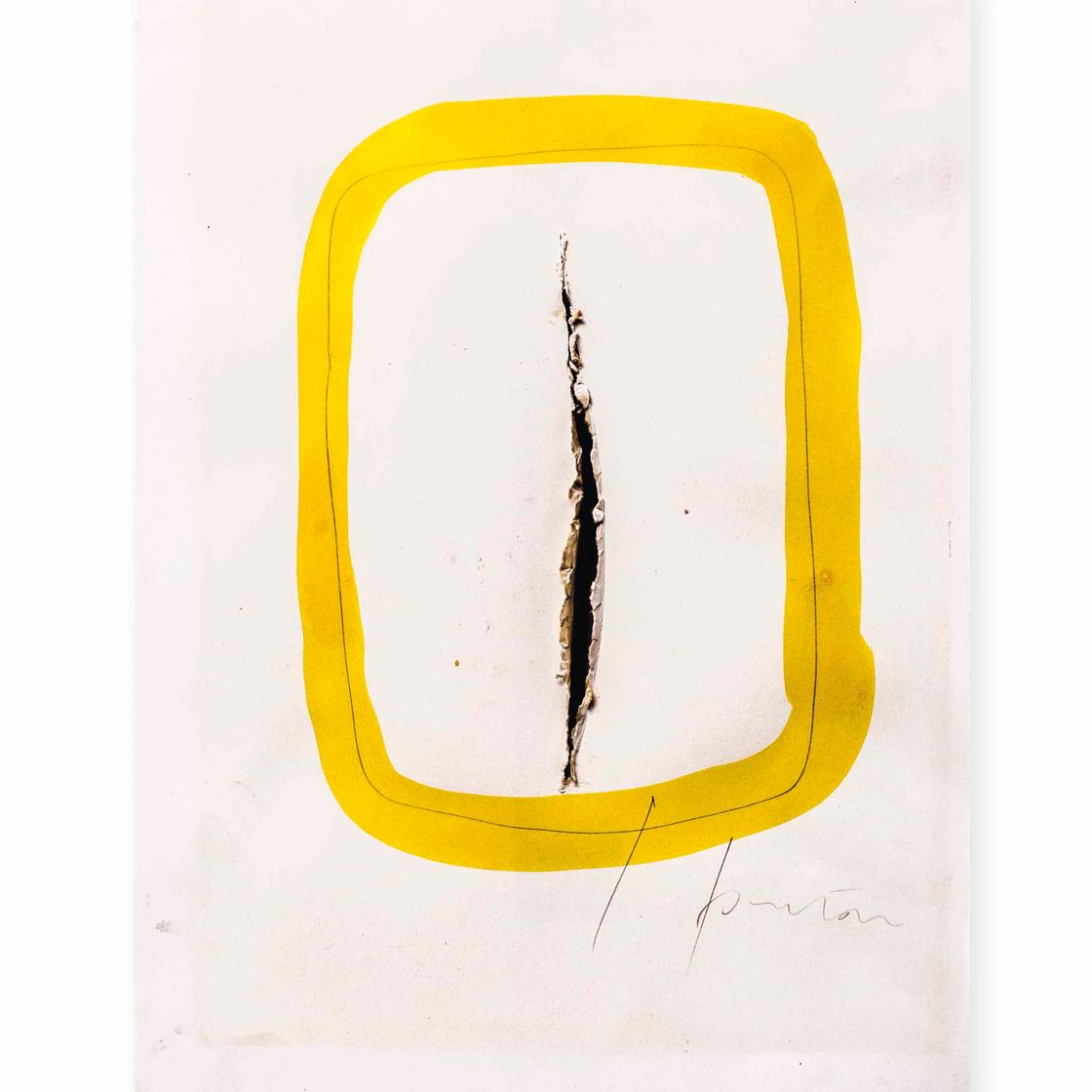 Lucio Fontana — Кончетто спациале