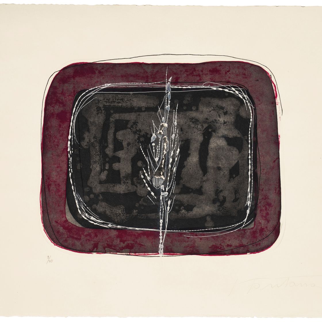 Lucio Fontana — 6 Оригинальных надрезов, изображение 2