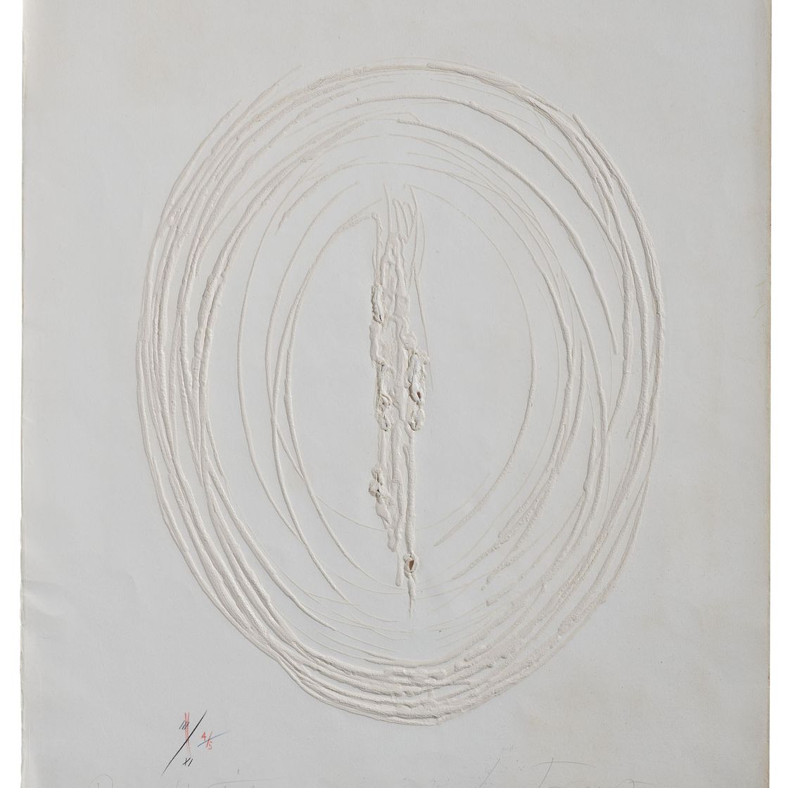Lucio Fontana — Кончетто в напряжении
