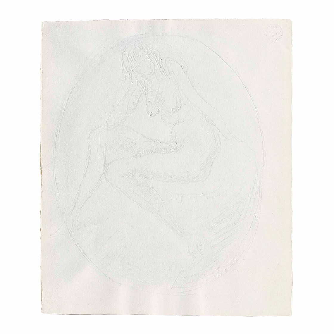 Lucio Fontana — Обнаженная женщина