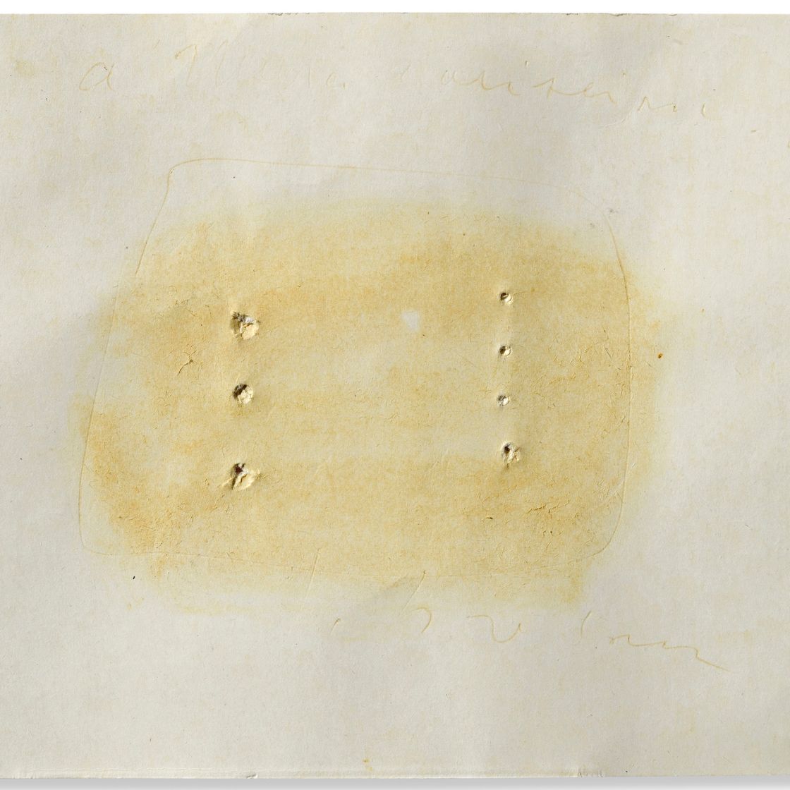 Lucio Fontana — Кончетто в напряжении