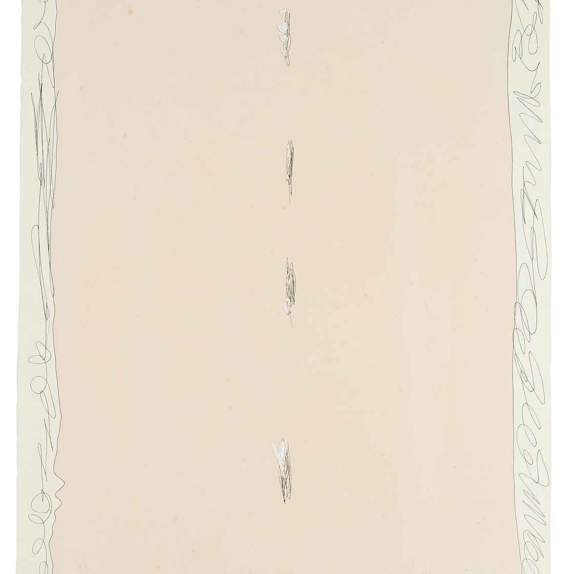 Lucio Fontana — Серия "Роза", Эстампас де ла Комета; Густаво Гили, Барселона, 1966 (Рух и Риго E-26-30), изображение 4