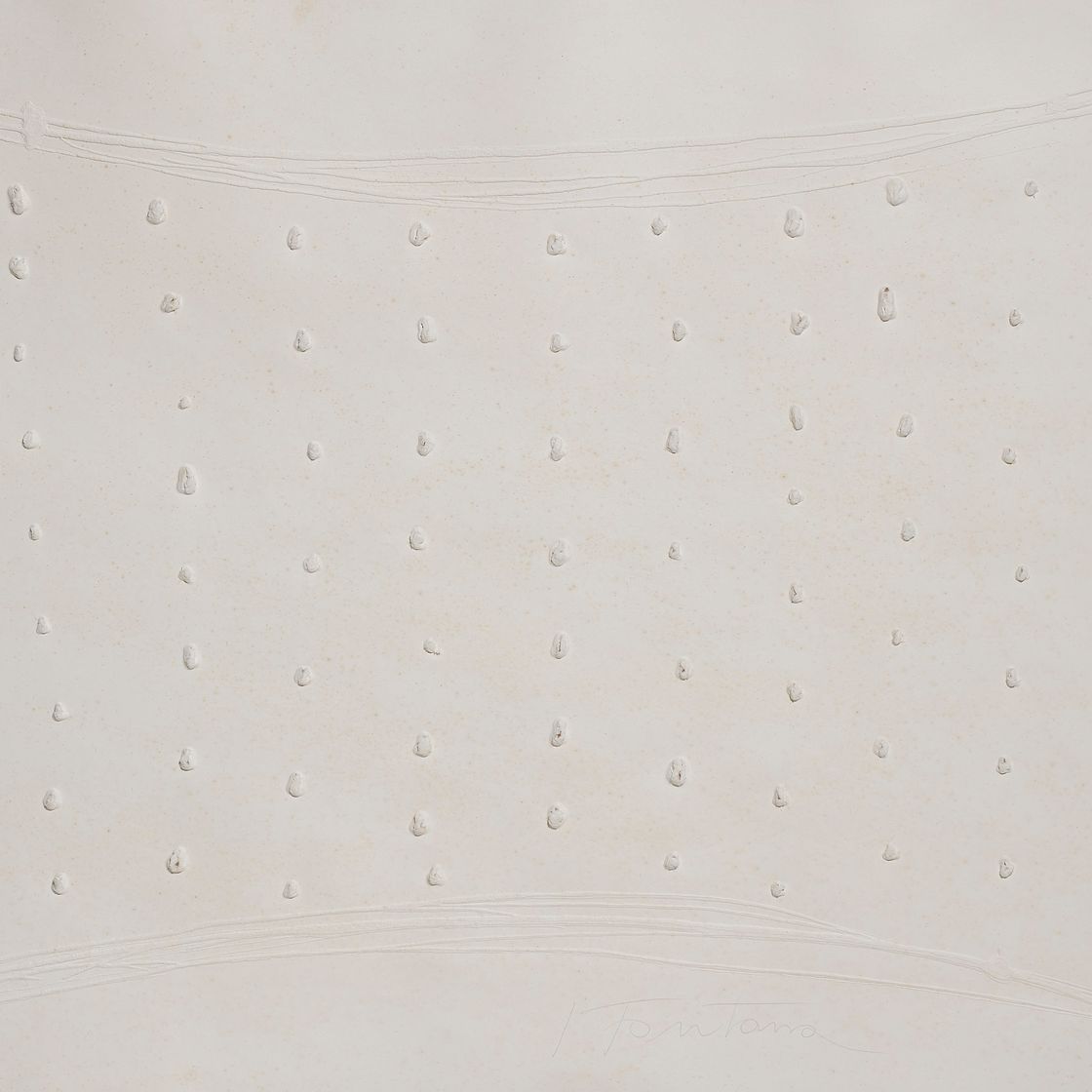 Lucio Fontana — Кончетто в напряжении