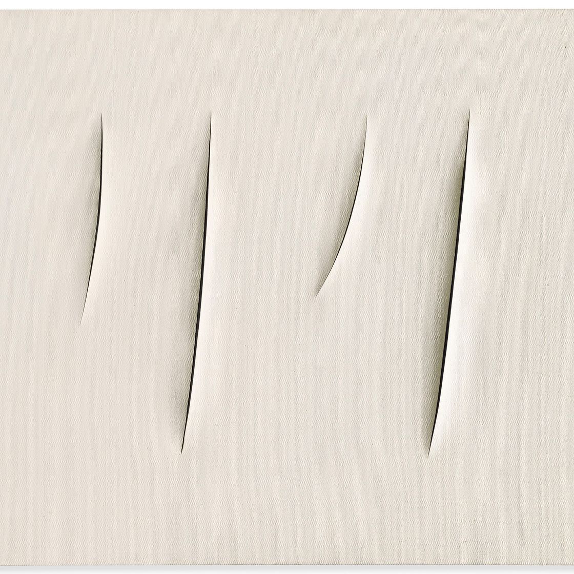 Lucio Fontana — Кончетто спациале, Аттезе