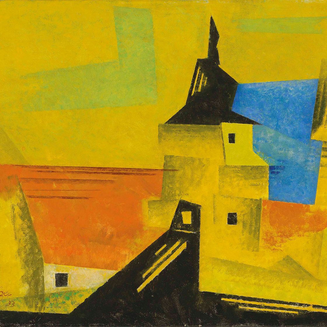 Lyonel Feininger — Церковь Йеллоу Виллидж II