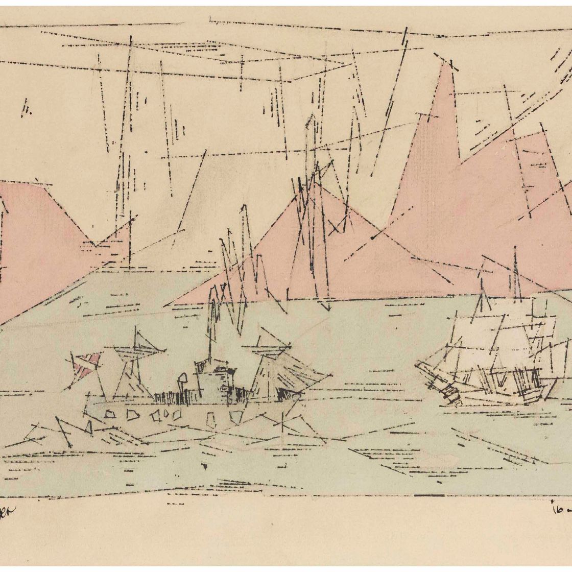 Lyonel Feininger — Накидка "Чертополох"