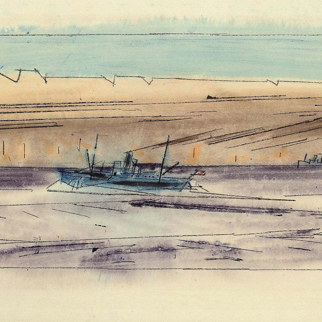 Lyonel Feininger — Грузовое судно I