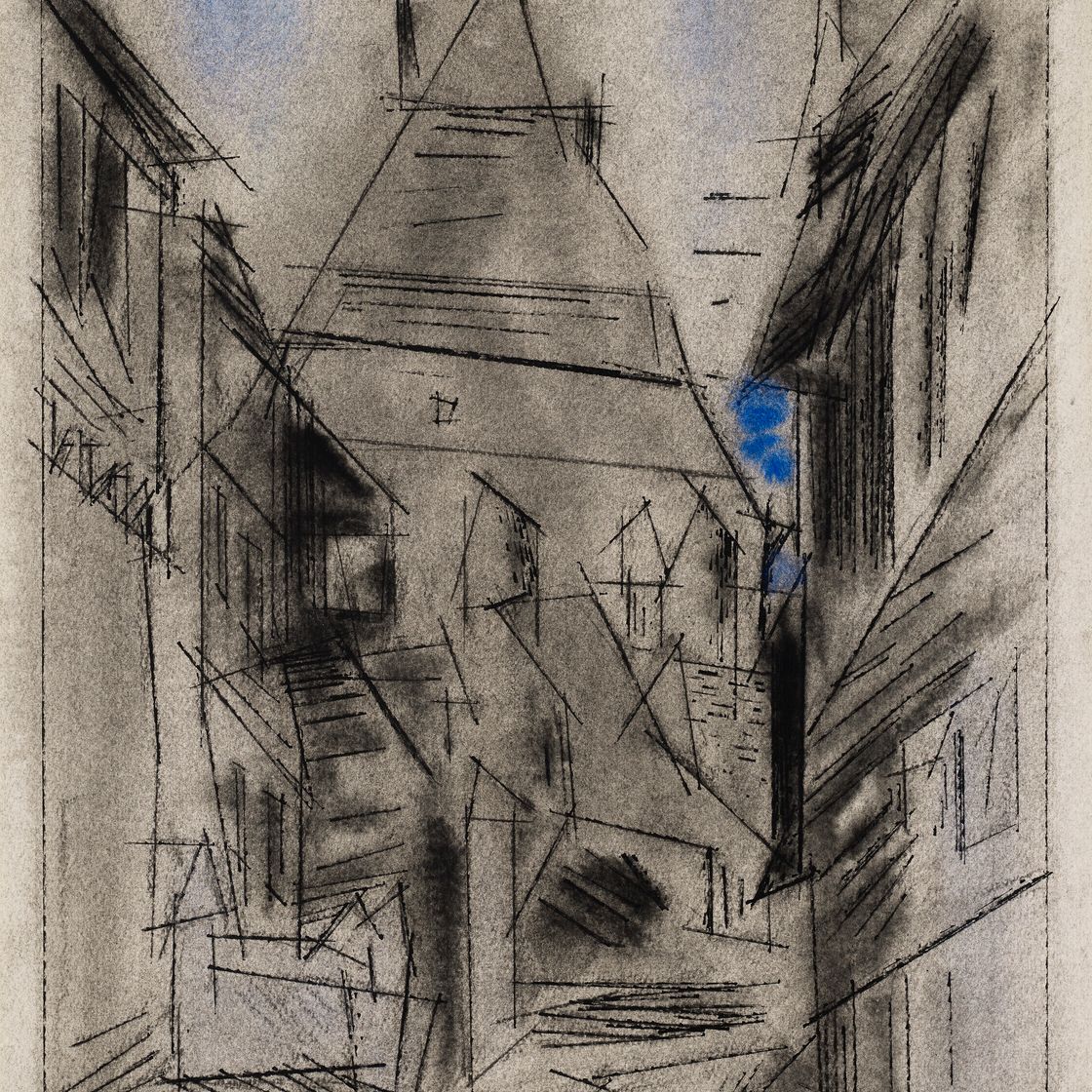 Lyonel Feininger — Хильдесхайм, 1922 год, изображение 1