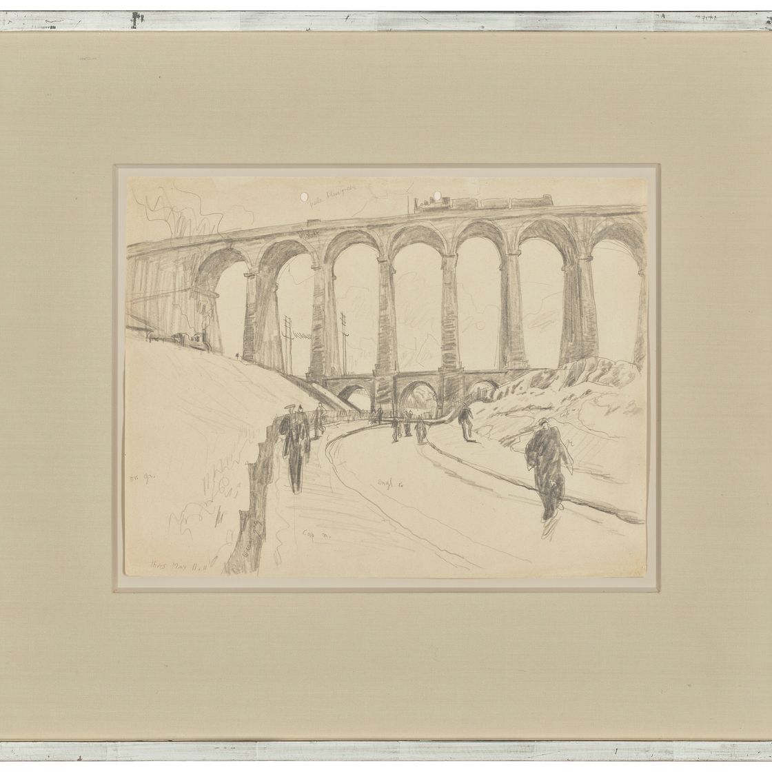 Lyonel Feininger — Виадук в Медоне, изображение 2
