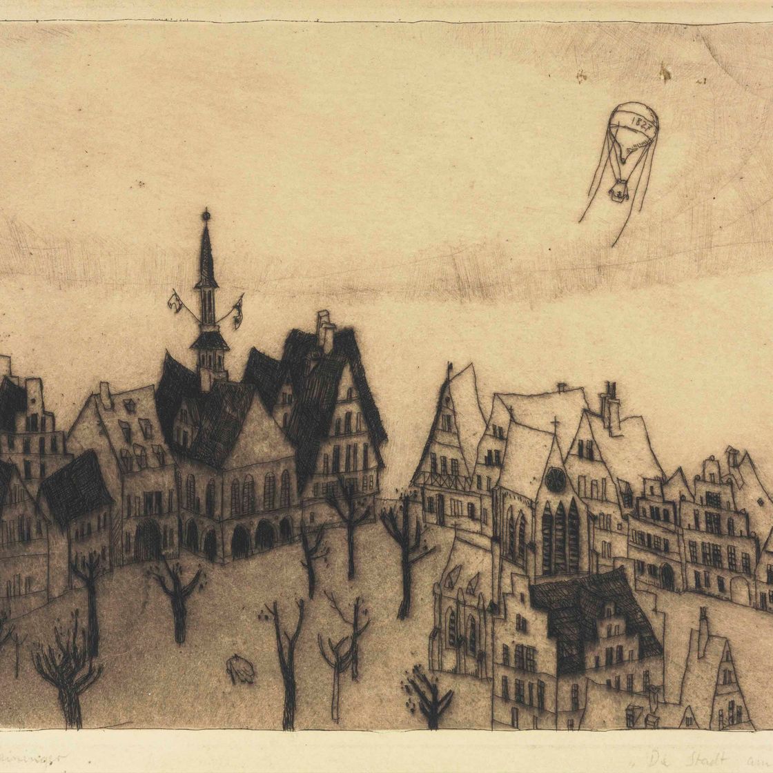 Lyonel Feininger — Город в Конце Света (P. E19)