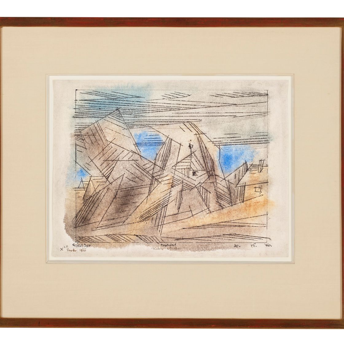 Lyonel Feininger — Поссендорф - "Скрытая деревня", изображение 2
