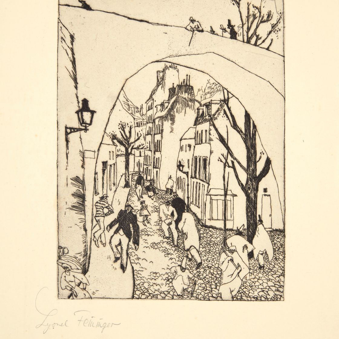 Lyonel Feininger — Зеленый мост (Die Grüne Brücke)