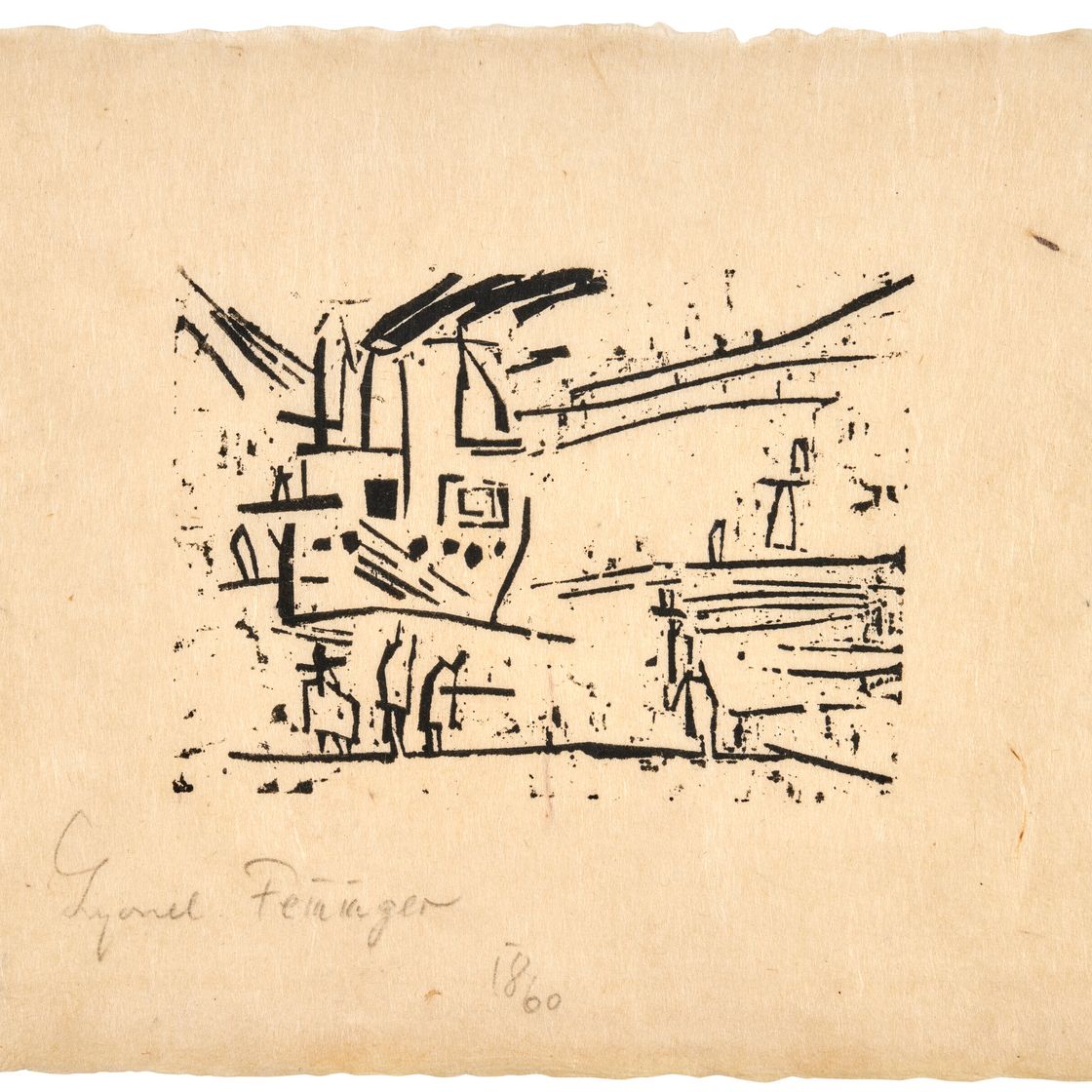 Lyonel Feininger — Три гравюры художника