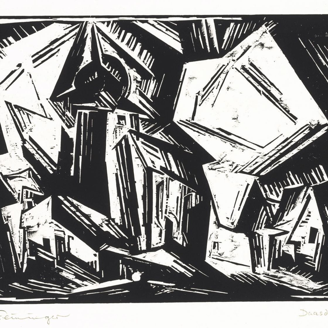 Lyonel Feininger — Даасдорф (Prasse W7)
