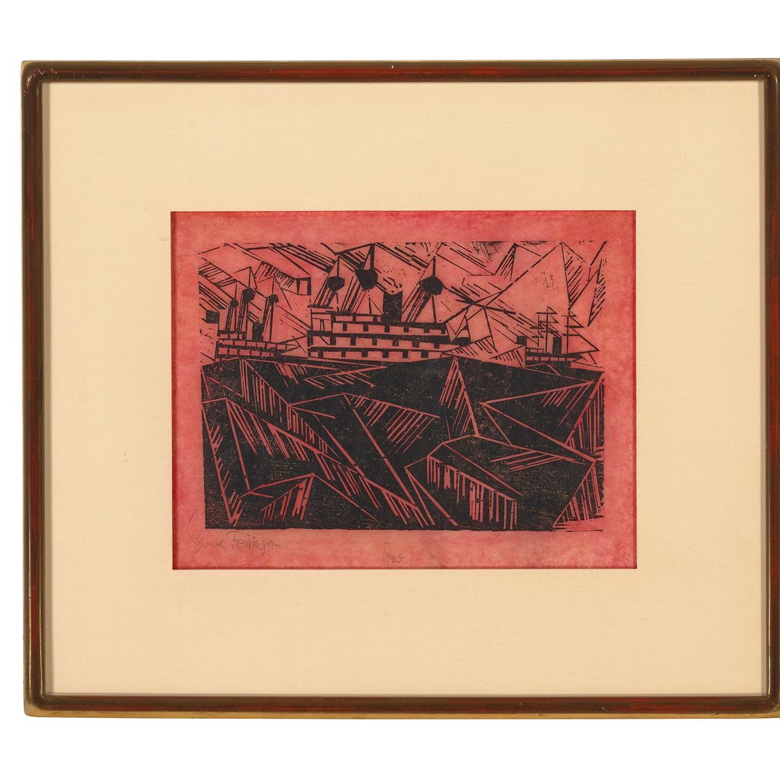 Lyonel Feininger — Кригсфлотте 1 (Военный флот 1), изображение 2