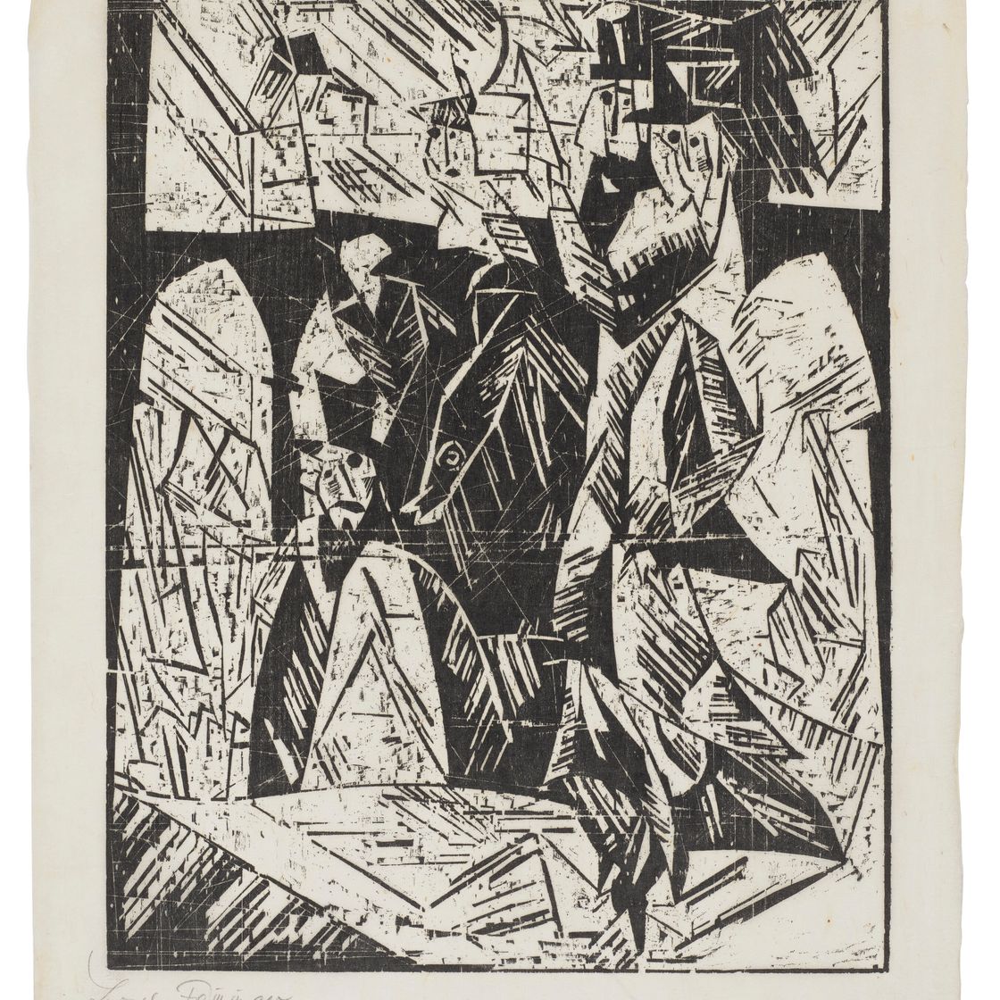 Lyonel Feininger — Spaziergänger (набережная)