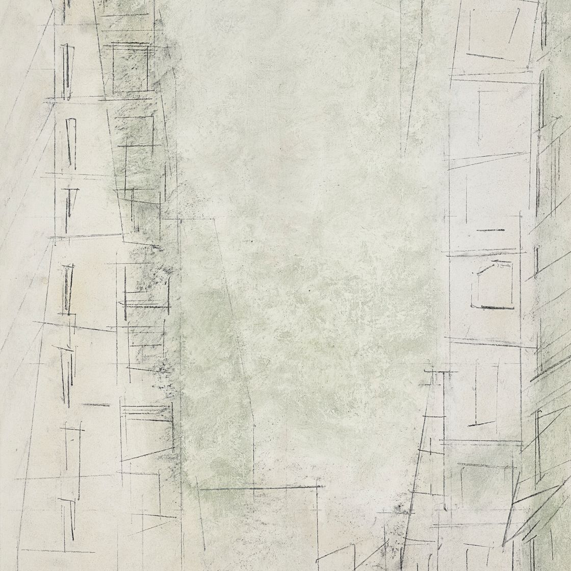 Lyonel Feininger — Без названия (небоскребы Манхэттена), изображение 1