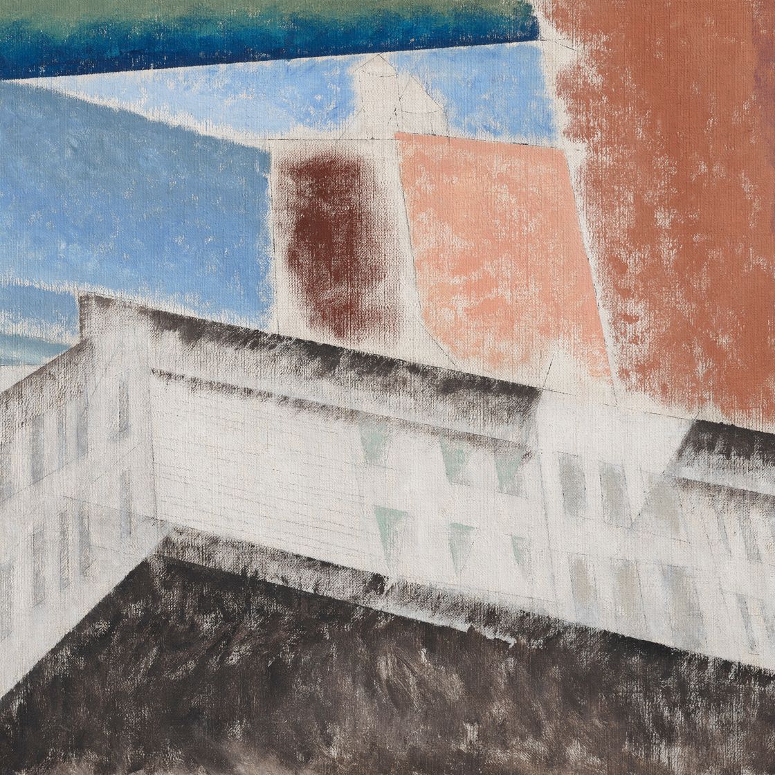 Lyonel Feininger — Архитектурная композиция I, изображение 1