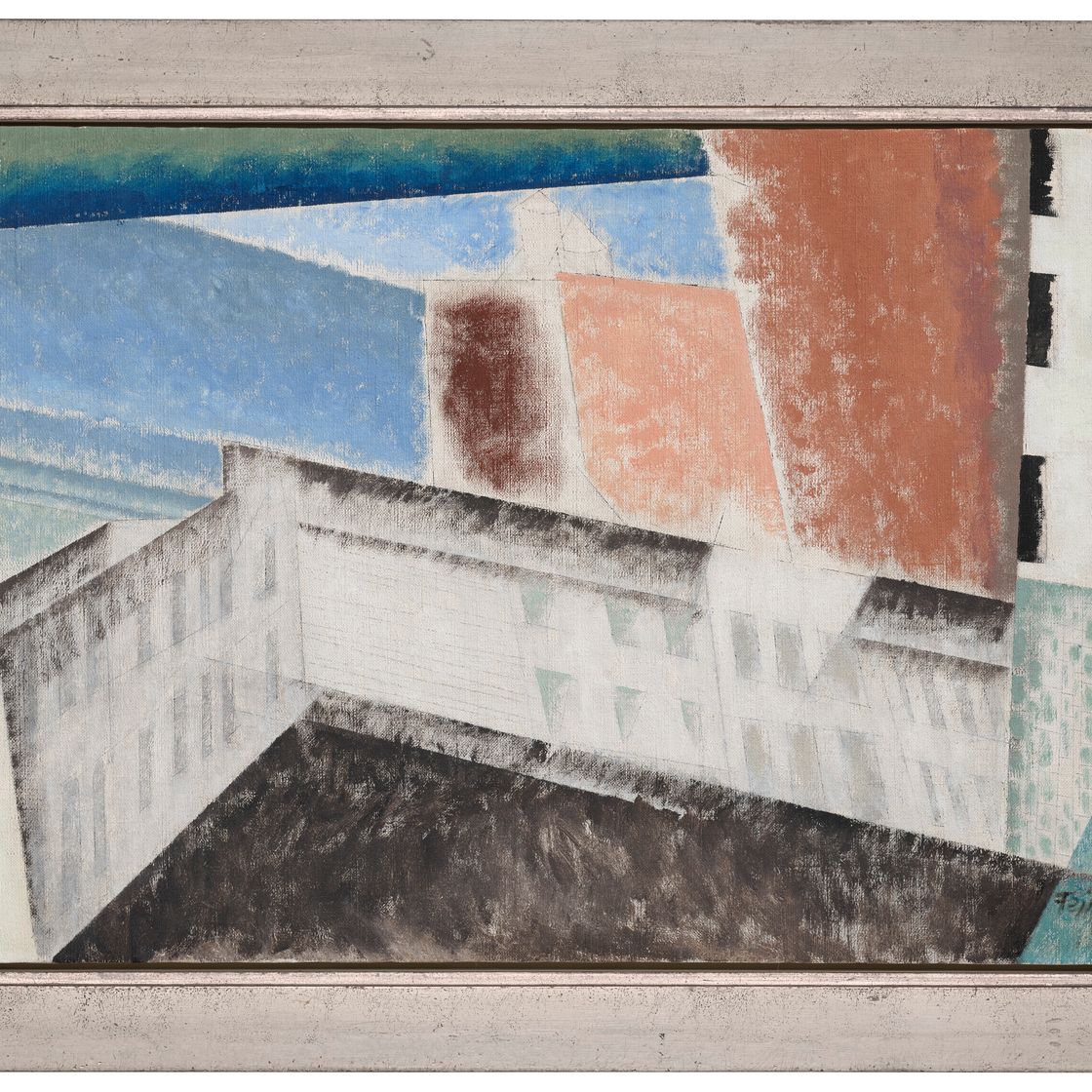 Lyonel Feininger — Архитектурная композиция I, изображение 2