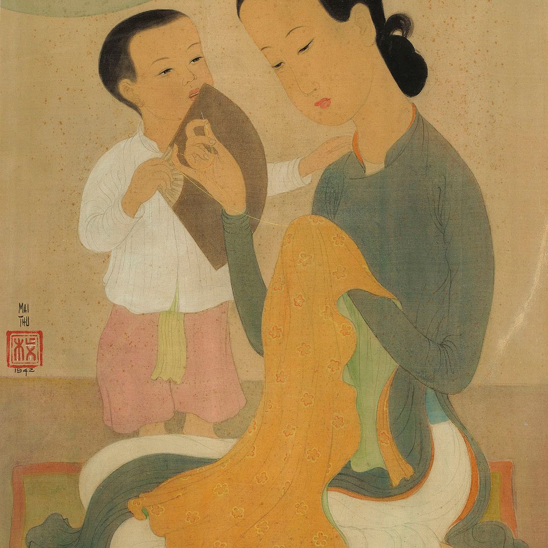Mai Thu — Мать и дитя (Mére et enfant)