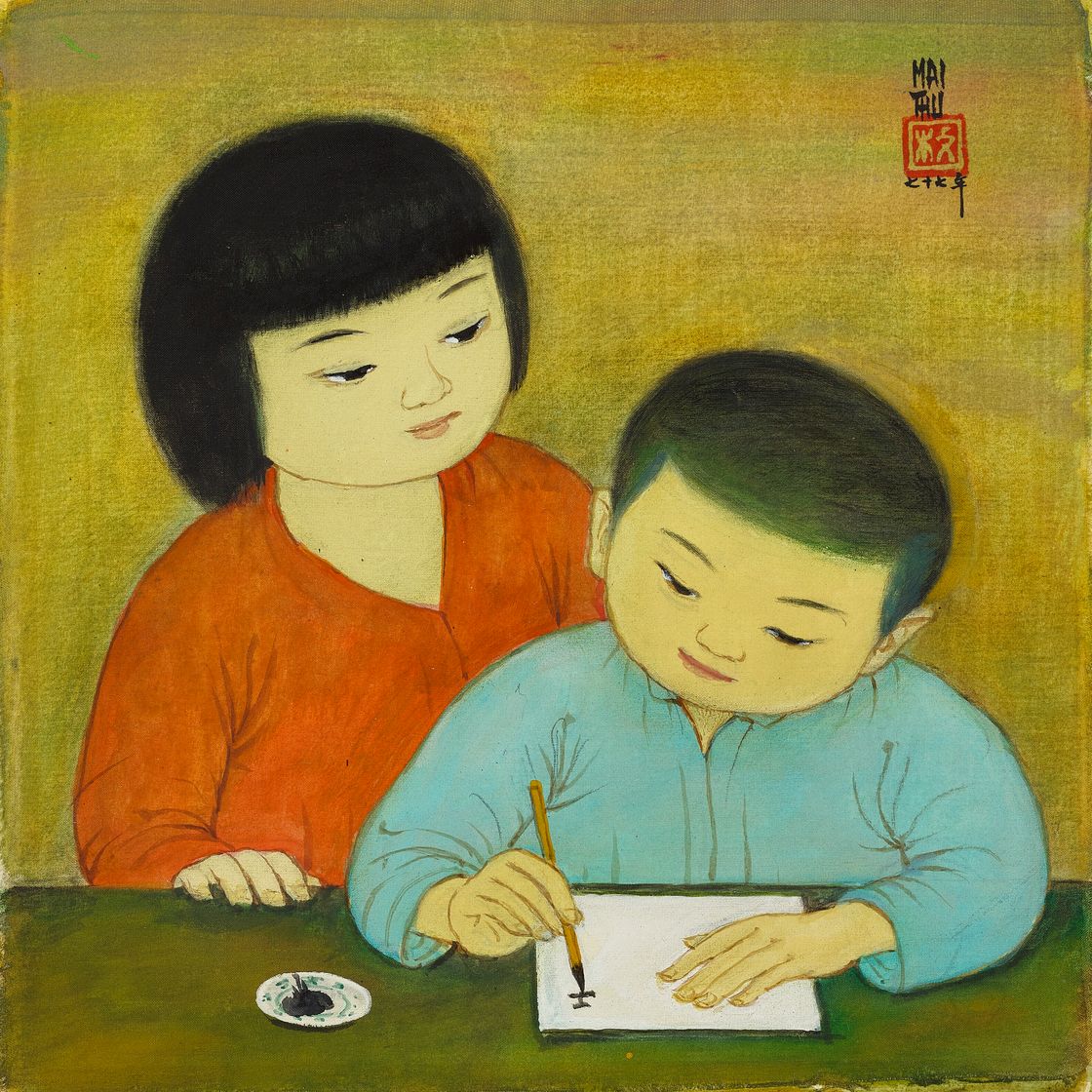 Mai Thu — Урок каллиграфии (Leçon de calligraphie), изображение 2
