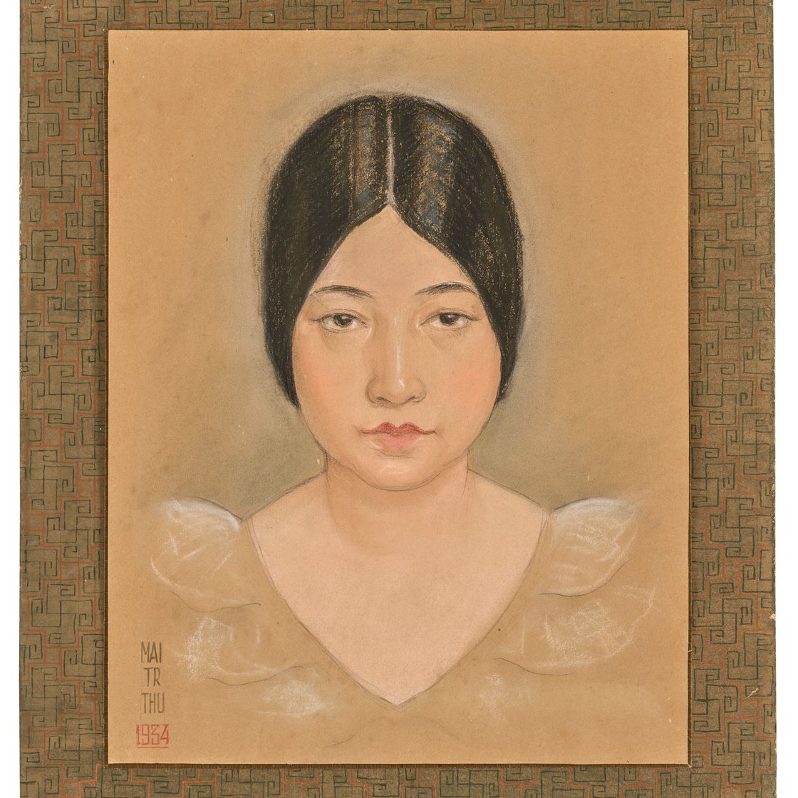 Mai Thu — Portrait d'une jeune vietnamienne (Портрет молодой вьетнамки), изображение 2