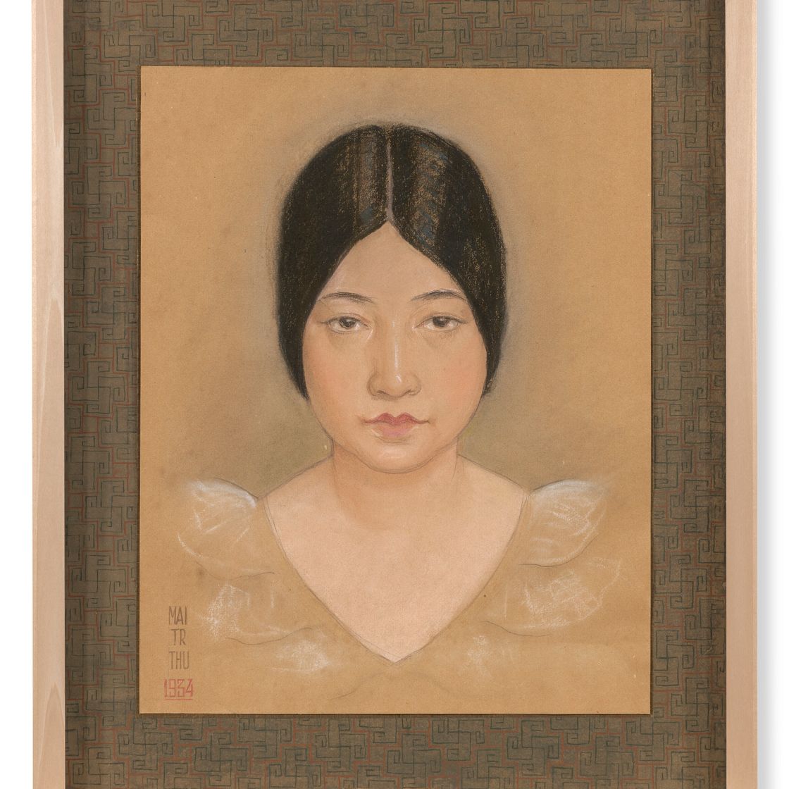Mai Thu — Portrait d'une jeune vietnamienne (Портрет молодой вьетнамки), изображение 3