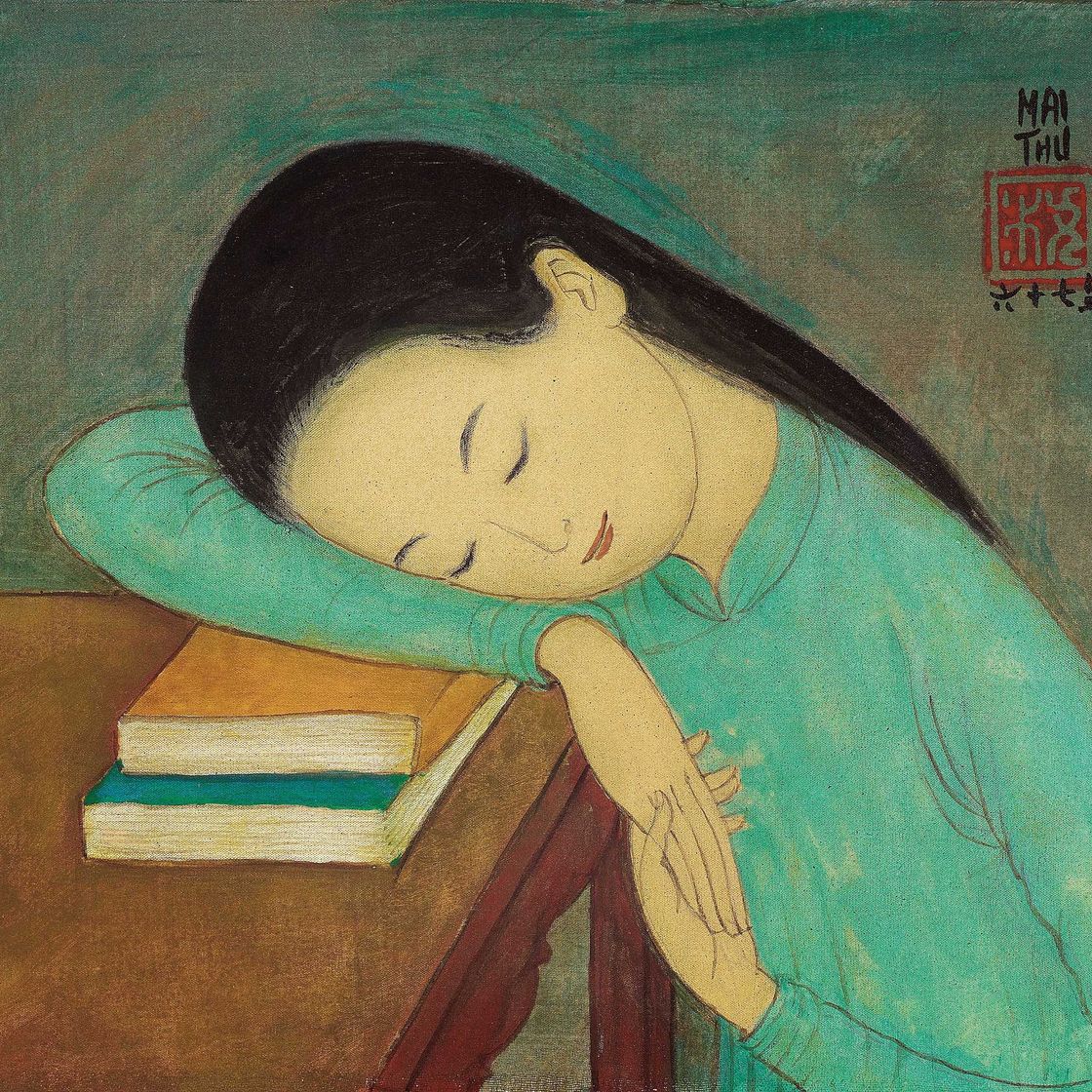Mai Thu — Jeune Femme Endormie (Спящая юная леди)