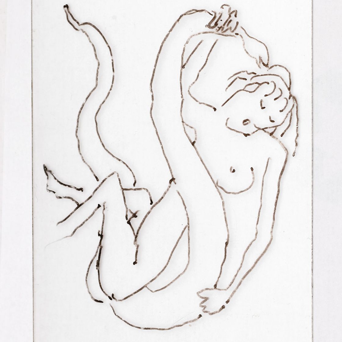 Man Ray — (i) "B" ; (ii) Обнаженная со змеей, изображение 2