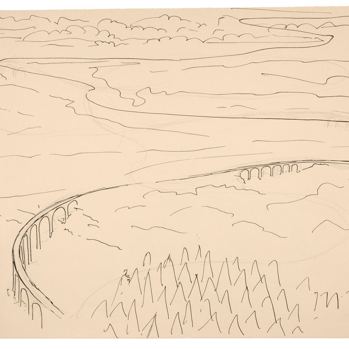 Man Ray — Проезд по виадуку (Le Pecq), изображение 2