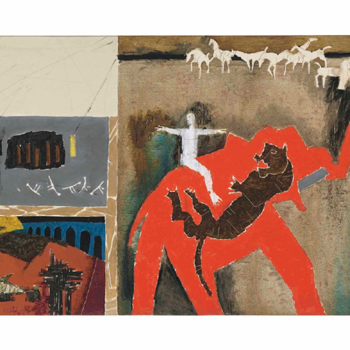 Maqbool Fida Husain — Без названия