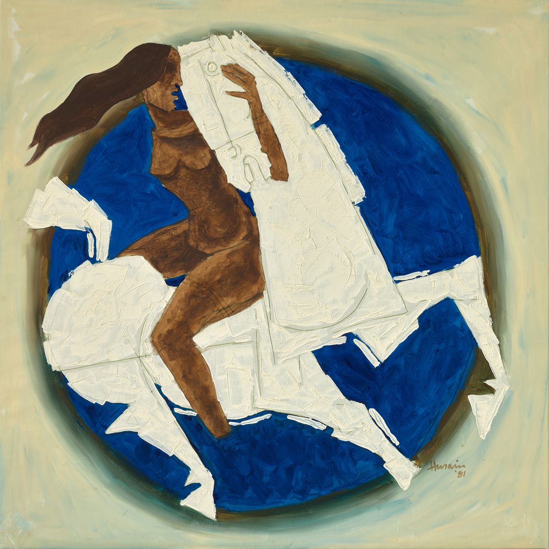 Maqbool Fida Husain — Молния, изображение 1