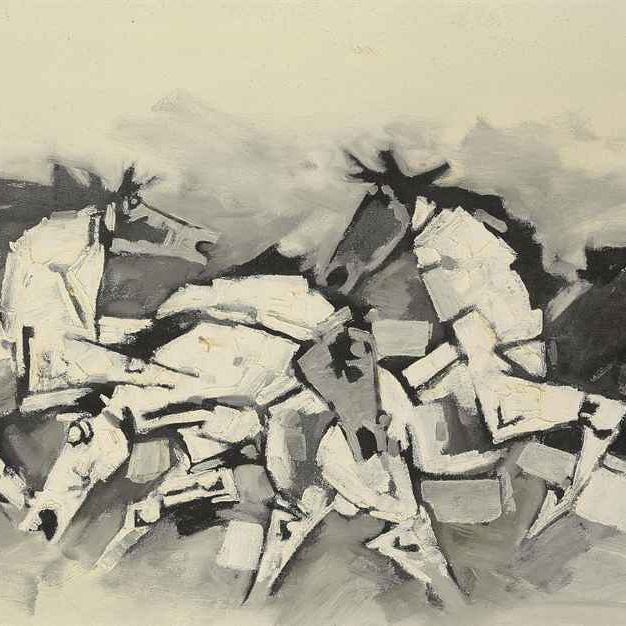 Maqbool Fida Husain — Без названия (Лошади)