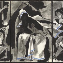 Maqbool Fida Husain — Мать Тереза