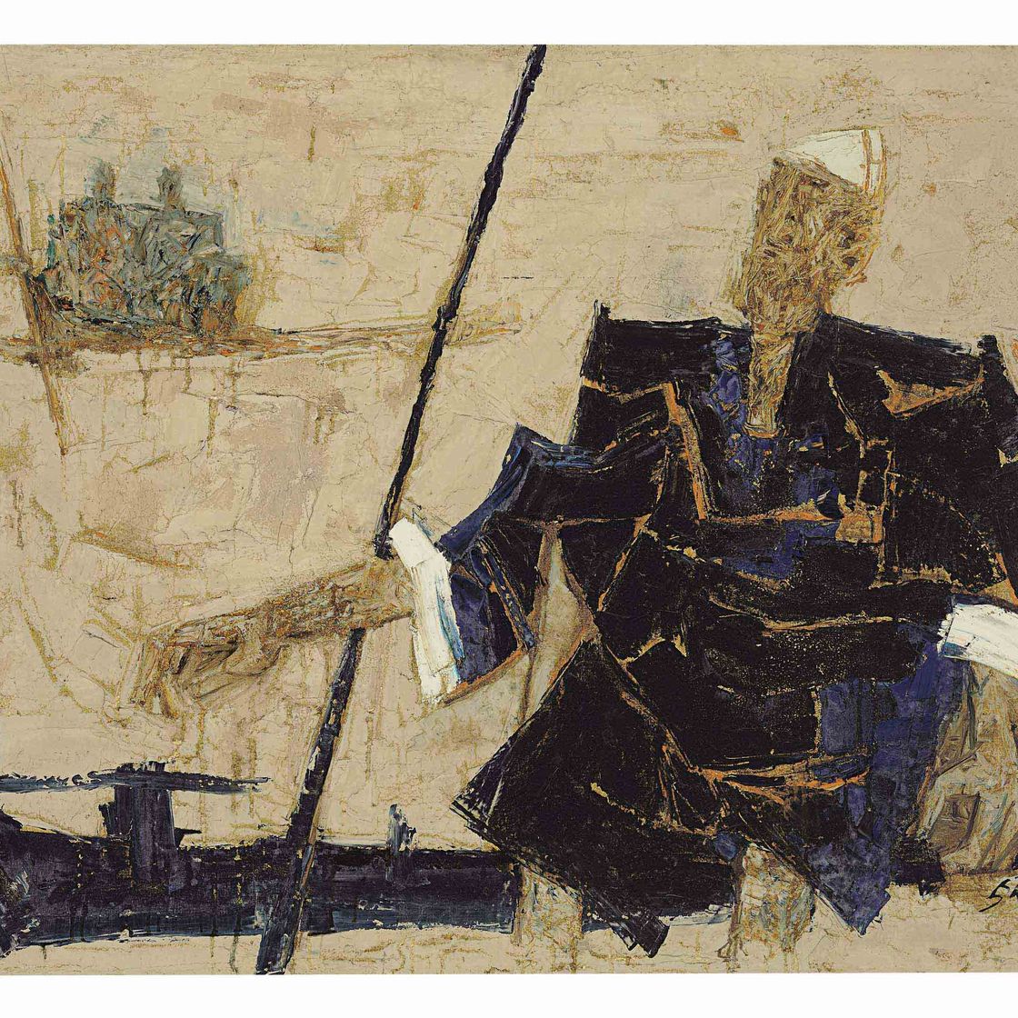 Maqbool Fida Husain — Без названия (Шикара)