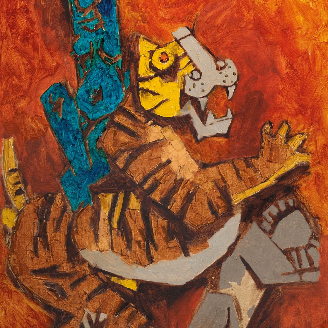 Maqbool Fida Husain — Дурга