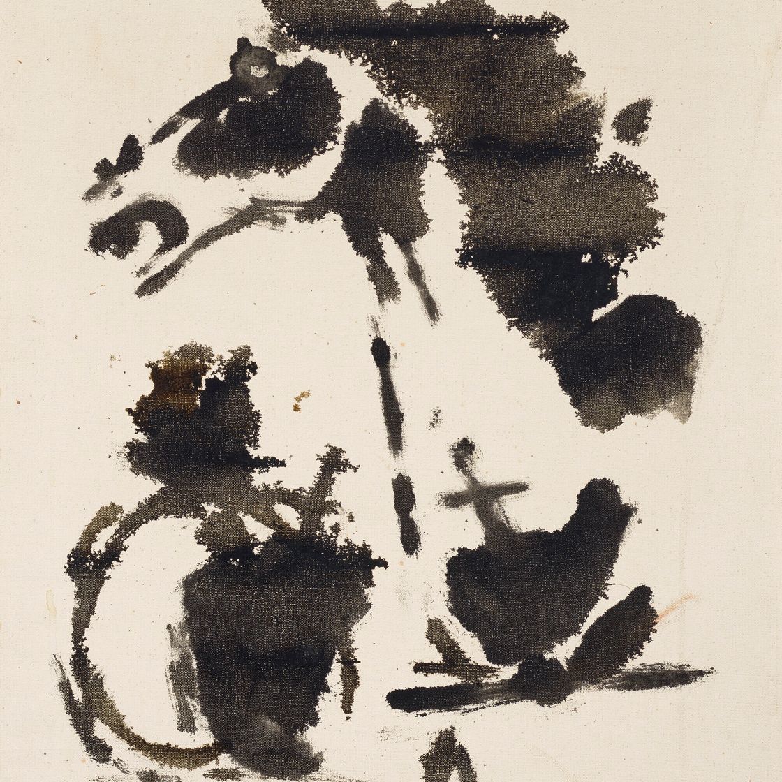 Maqbool Fida Husain — Без названия (Лошадь)