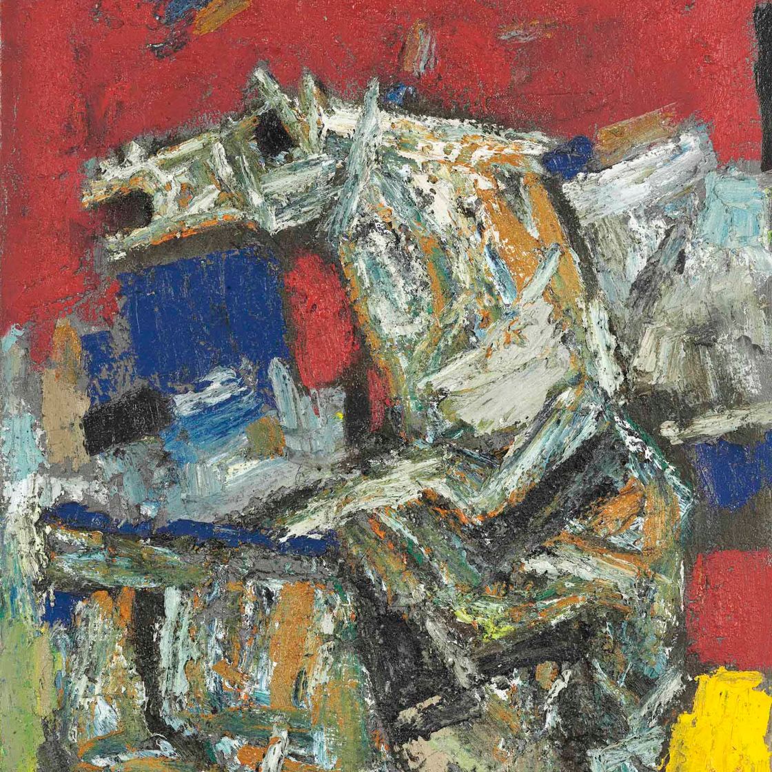 Maqbool Fida Husain — Без названия (Лошадь)
