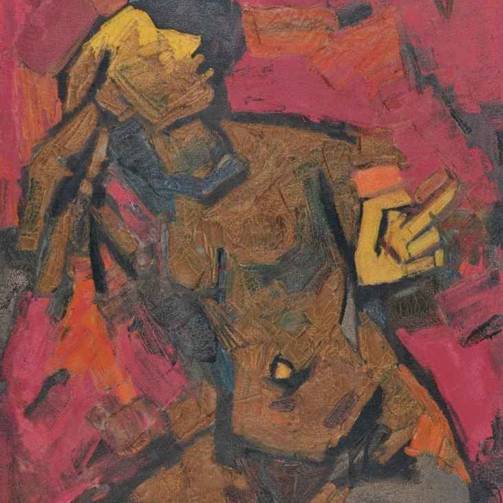 Maqbool Fida Husain — Без названия (Женщина)