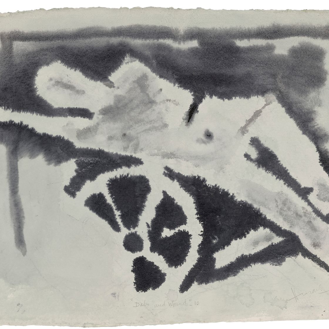 Maqbool Fida Husain — Мазки и раны - 2; Мазки и раны - 10, изображение 2