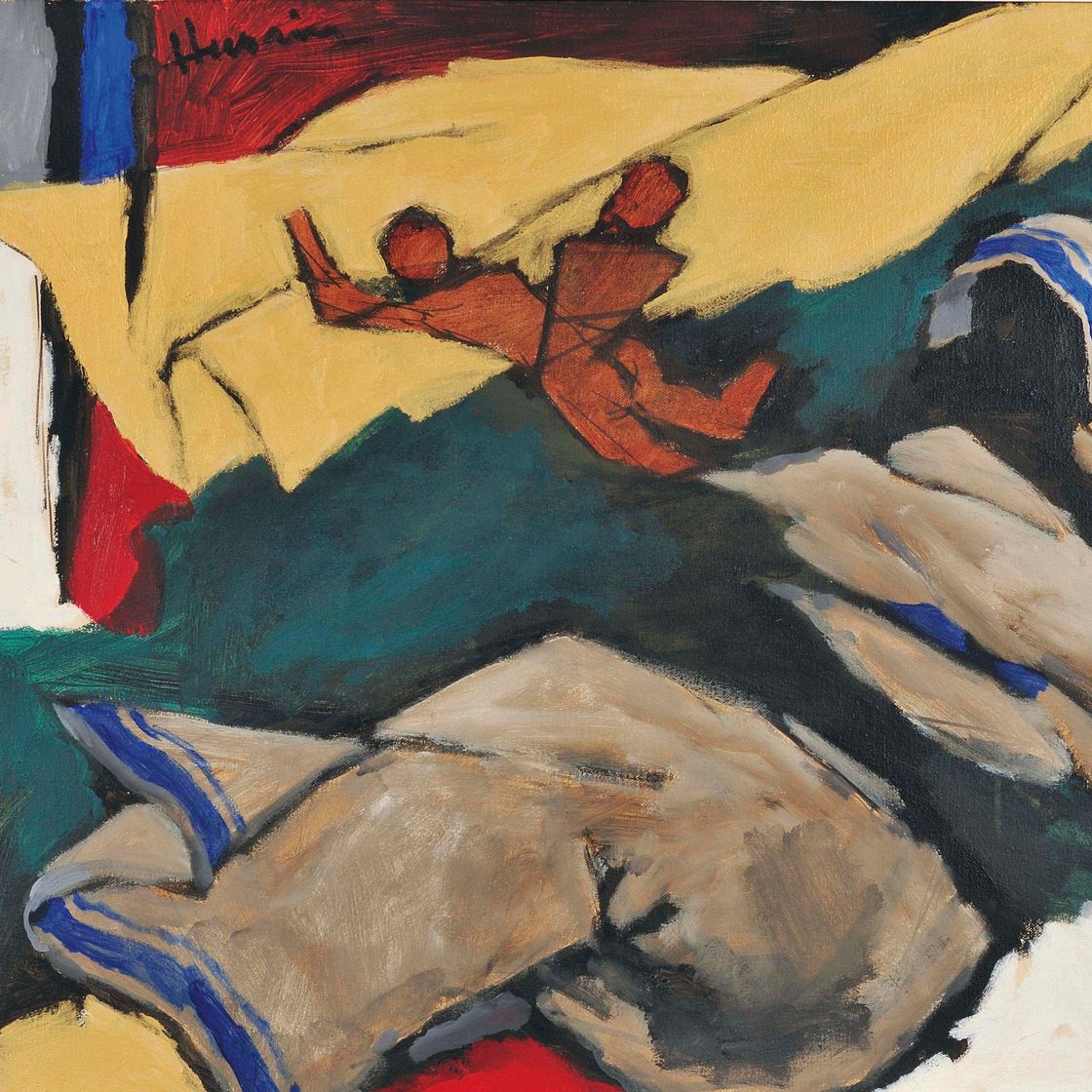 Maqbool Fida Husain — Без названия (Мать Тереза)